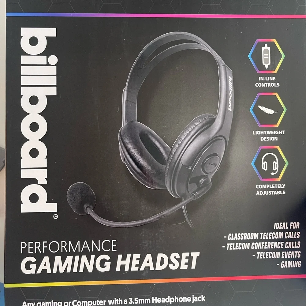 Black Performance Gaming Headset